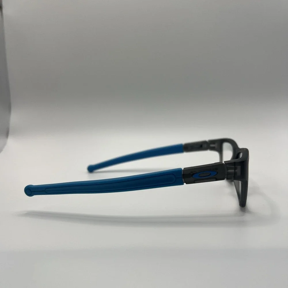 Oakley OY8005 0249 Eyeglasses Boys Black Blue Full Rim  49-15-128 Frame Only EUC